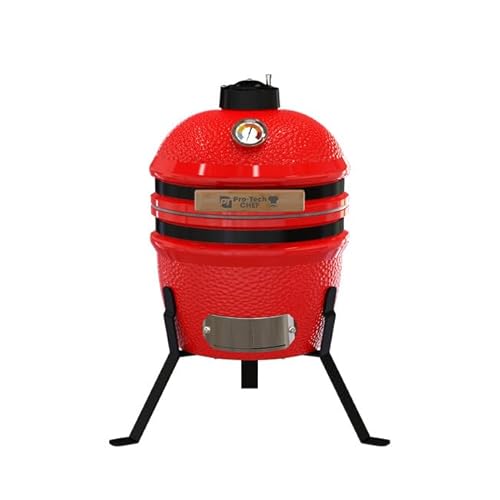 Keramikgrill Kamado Grill Holzkohlegrill 13'' für den Garten | BBQ-Grill mit Zubehör | Rot | ProTech Chef | Mini Holzkohlegrill, Rot Keramikgrill Kamado Grill Holzkohlegrill 13'' für den Garten | BBQ-Grill mit Zubehör | Rot | ProTech Chef | Mini Holzkohlegrill, Rot von Pro-Tech TOOLS