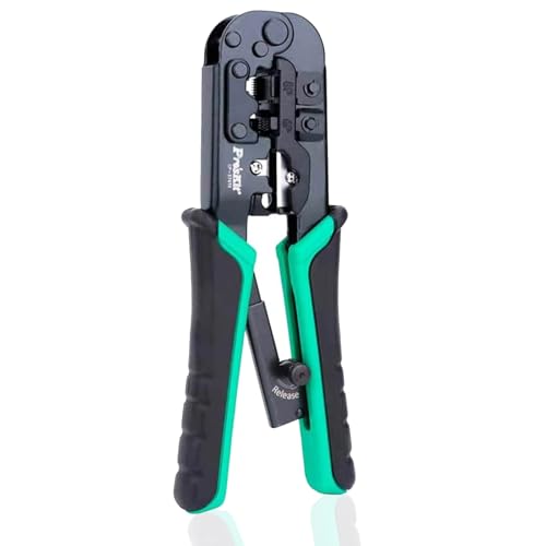 Pro'sKit Werkzeuglösungen CP-376TR 4P/6P/8P Telekom Crimping Tool (190mm) Accurate Practical Comfortable Convenient(CP-376TR) von Pro'sKit