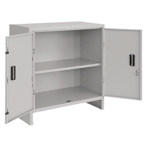Schrank Alles Pläne 'Pratiko' aus lackiertem Blech, Zwei Türen. Set von Vier Regale. Zerlegt geliefert. Schrank Alles Pläne 'Pratiko' aus lackiertem Blech, Zwei Türen. Set von Vier Regale. Zerlegt geliefert. von Pro.Metal