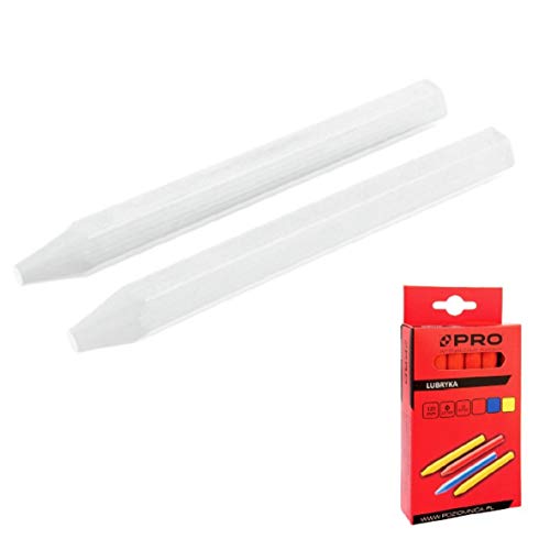 Pro 12x Signierkreide Markierkreide Kreide Forstkreide (WEISS) von Pro