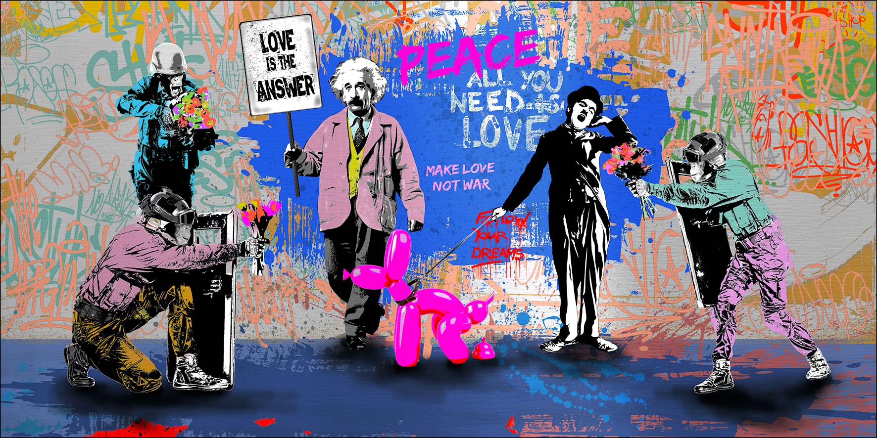 PRO ART Alu-Art 200x100cm Love Is The Answer PRO ART Alu-Art 200x100cm Love Is The Answer von ProArt