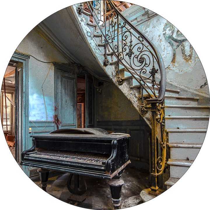 PRO ART Alu-Art rund Ø 98cm Lost House III von ProArt