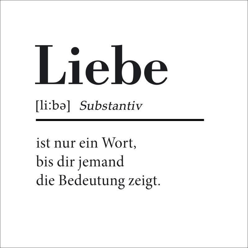 PRO ART Canvas-Art Junges Wohnen 30x30cm Liebe von ProArt