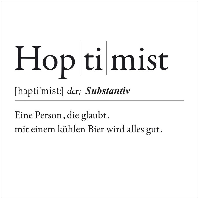 PRO ART Canvas-Art Junges Wohnen 40x40cm Hoptimist von ProArt