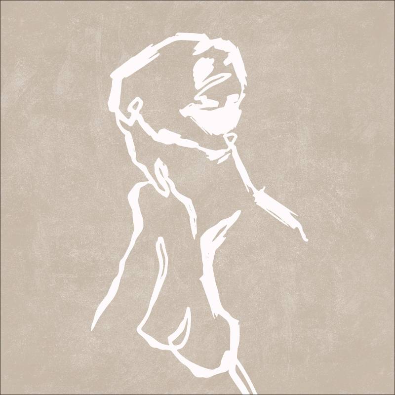 PRO ART Canvas-Art Junges Wohnen 40x40cm Line Drawing Act I von ProArt