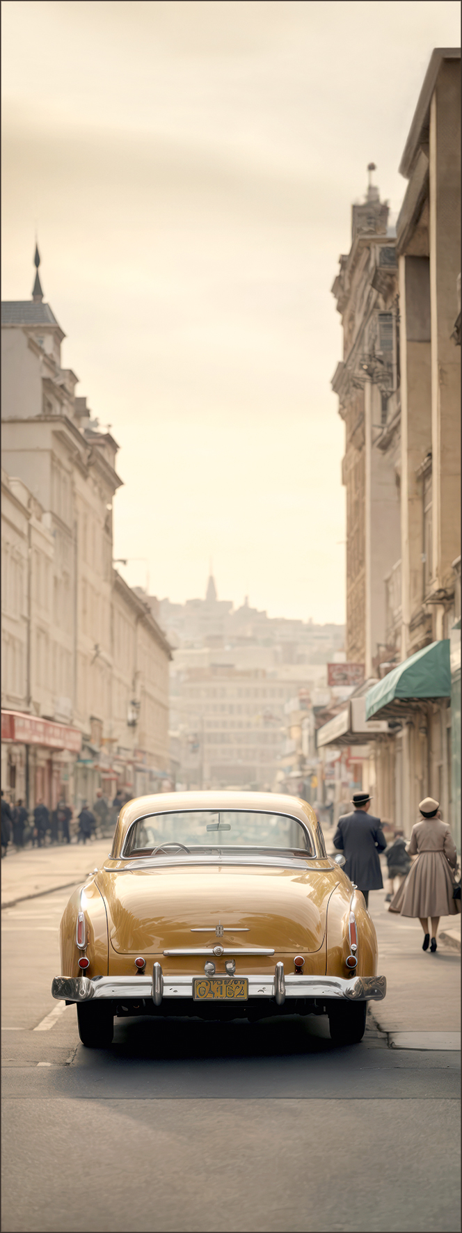 PRO ART Canvas-Art Junges Wohnen 80x30cm Vintage Car On The Street II von ProArt