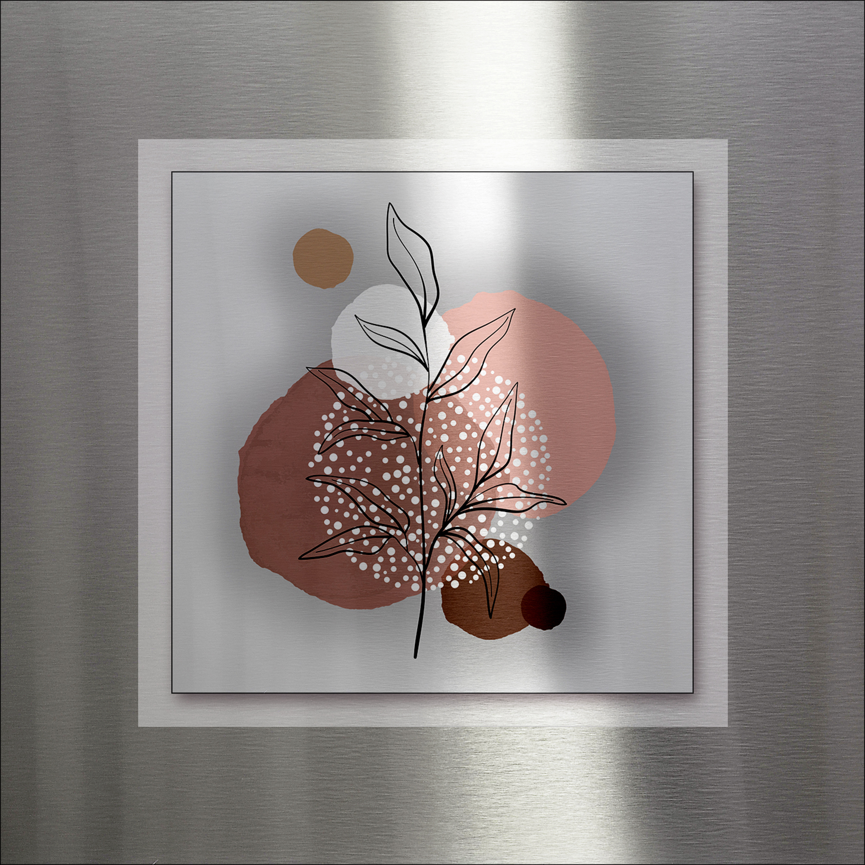 PRO ART Double-Alu - Dibond bedruckt mit Aufsatz aus Dibond 50x50cm Line Art Leaves V PRO ART Double-Alu - Dibond bedruckt mit Aufsatz aus Dibond 50x50cm Line Art Leaves V von ProArt