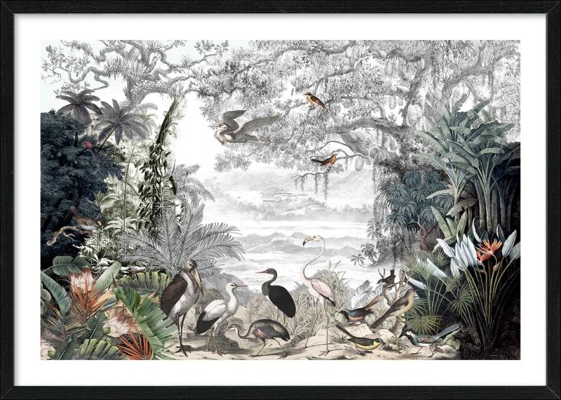 PRO ART Framed-Art Scandic Living 105x75cm Birds In The Jungle I von ProArt