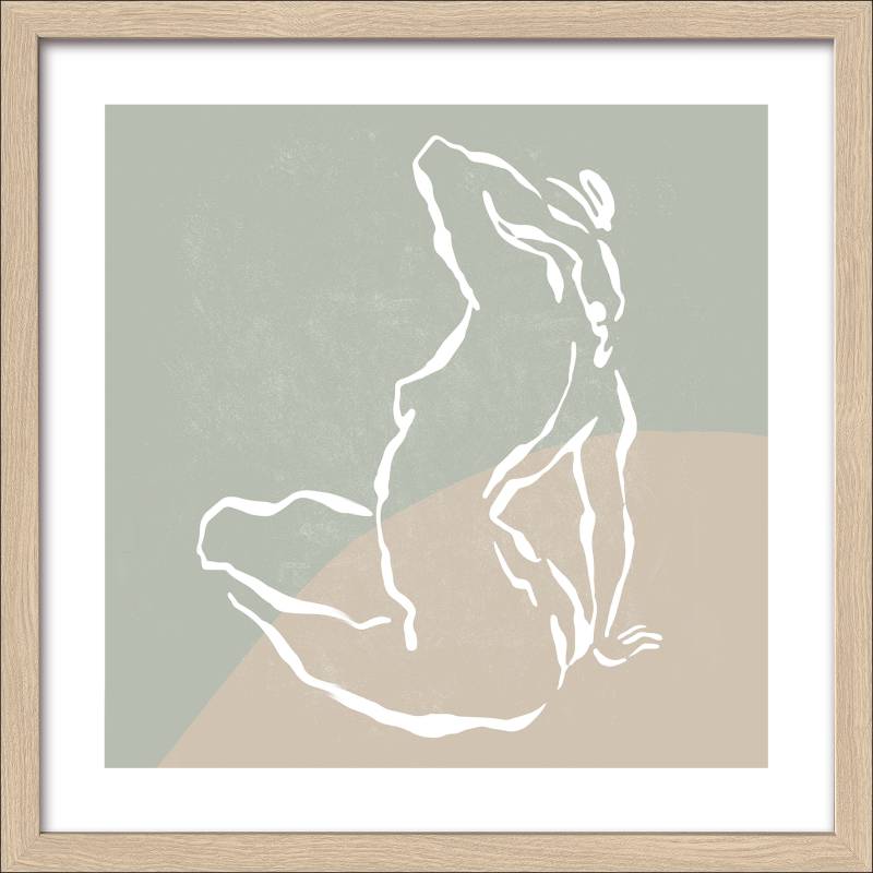 PRO ART Framed-Art Slim Scandic 33x33cm Line Drawing Act II von ProArt