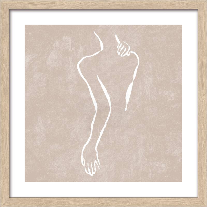 PRO ART Framed-Art Slim Scandic 33x33cm Line Drawing Act III von ProArt