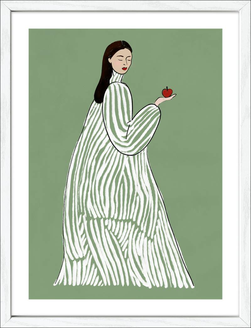 PRO ART Framed-Art Slim Scandic 43x33cm Holding An Apple II von ProArt
