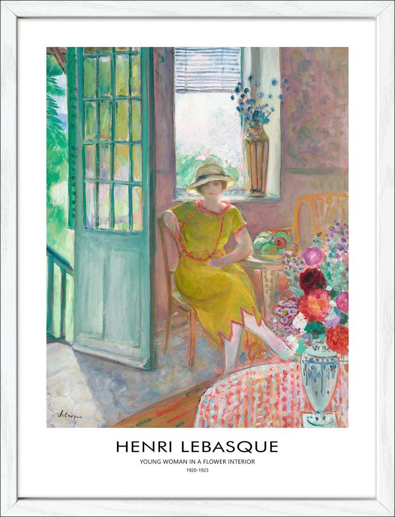 PRO ART Framed-Art Slim Scandic 43x33cm Lebasque Nono In An Alcove 1918 von ProArt
