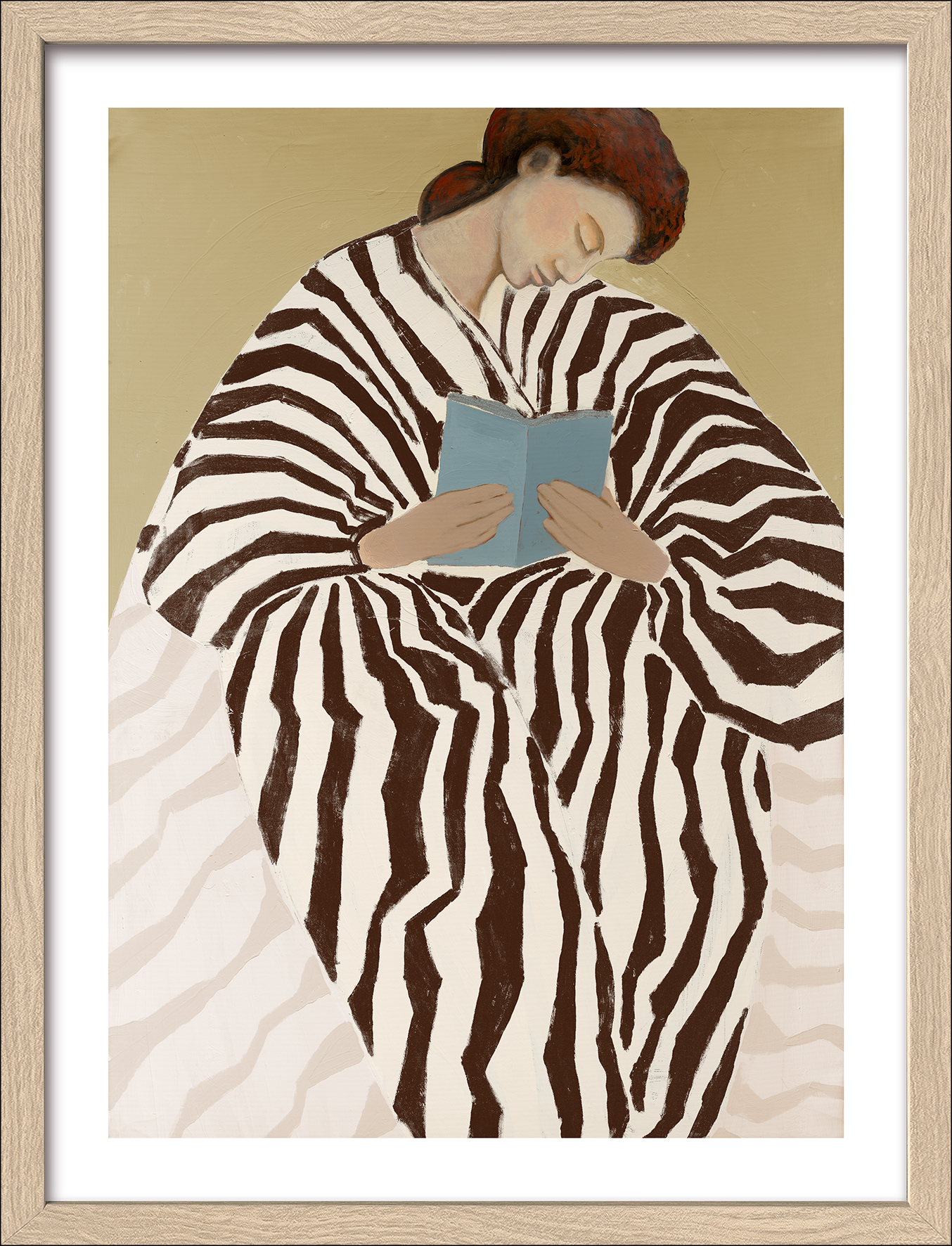 PRO ART Framed-Art Slim Scandic 43x33cm Striped Woman II von ProArt