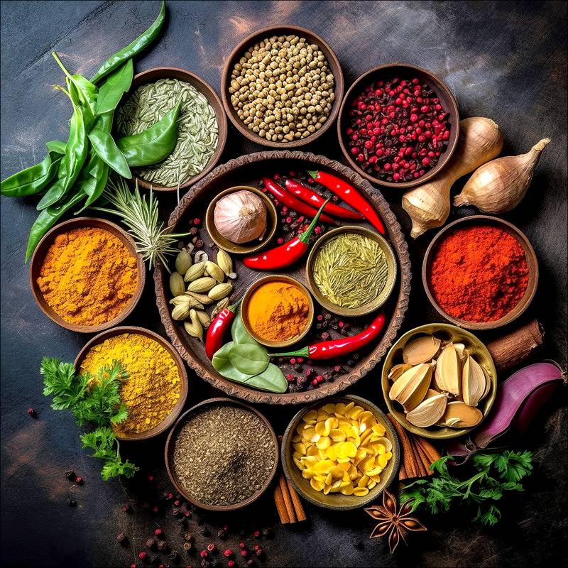 PRO ART Glas-Art 20x20cm Colorful Spice Creation von ProArt