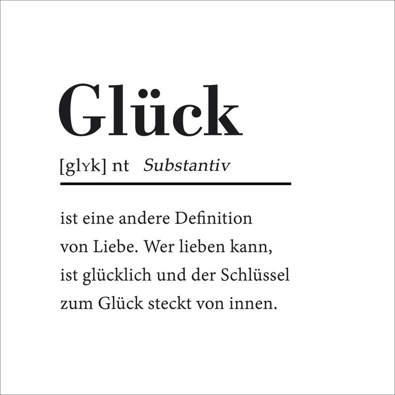 PRO ART Glas-Art 20x20cm Glück von ProArt