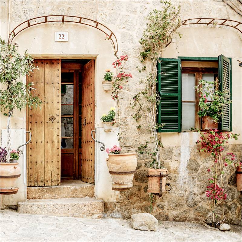 PRO ART Glas-Art 30x30cm Mediterranean House II von ProArt