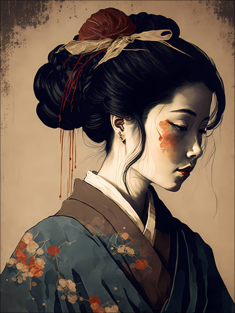 PRO ART Glas-Art 80x60cm Geisha II von ProArt