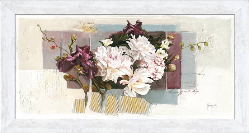 PRO ART New Classic Wood 129x69cm Ornaments with peonies III von ProArt