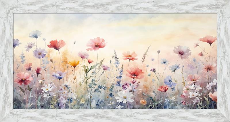 PRO ART New Classic Wood 129x69cm Wildflower Meadow V von ProArt
