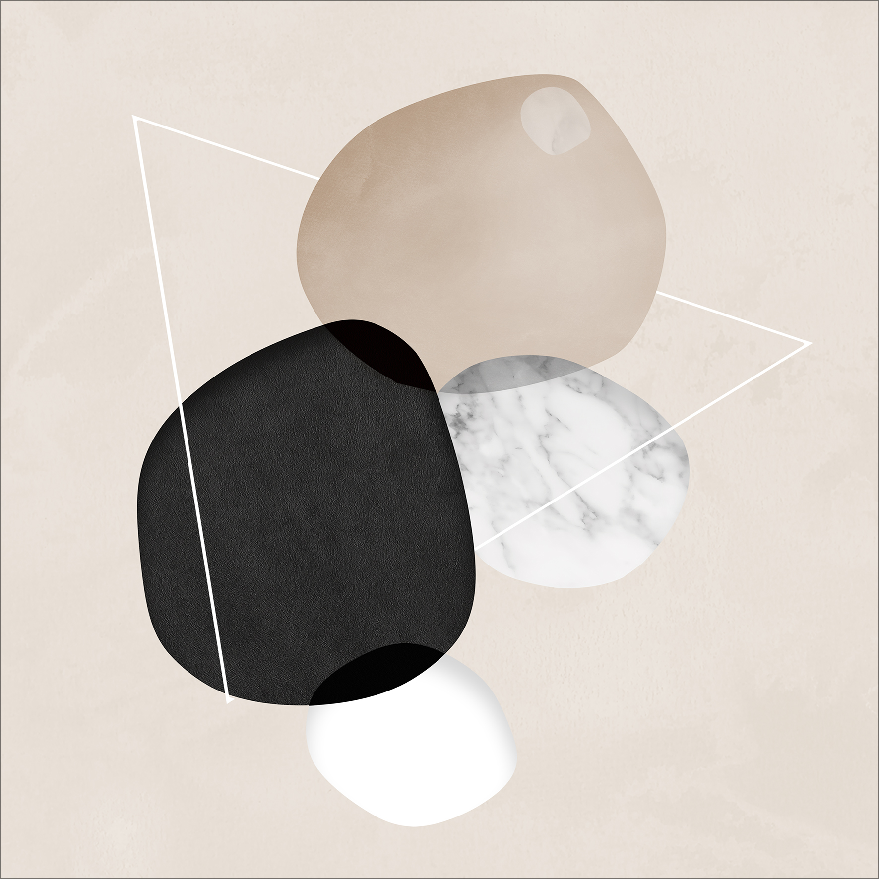 ProArt Canvas-Art 30x30cm Mid Century Forms I ProArt Canvas-Art 30x30cm Mid Century Forms I von ProArt