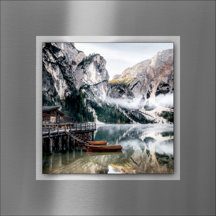 ProArt Double-Alu -Acryl bedruckt mit Aufsatz aus Acryl 50x50cm Wildsee IV von ProArt