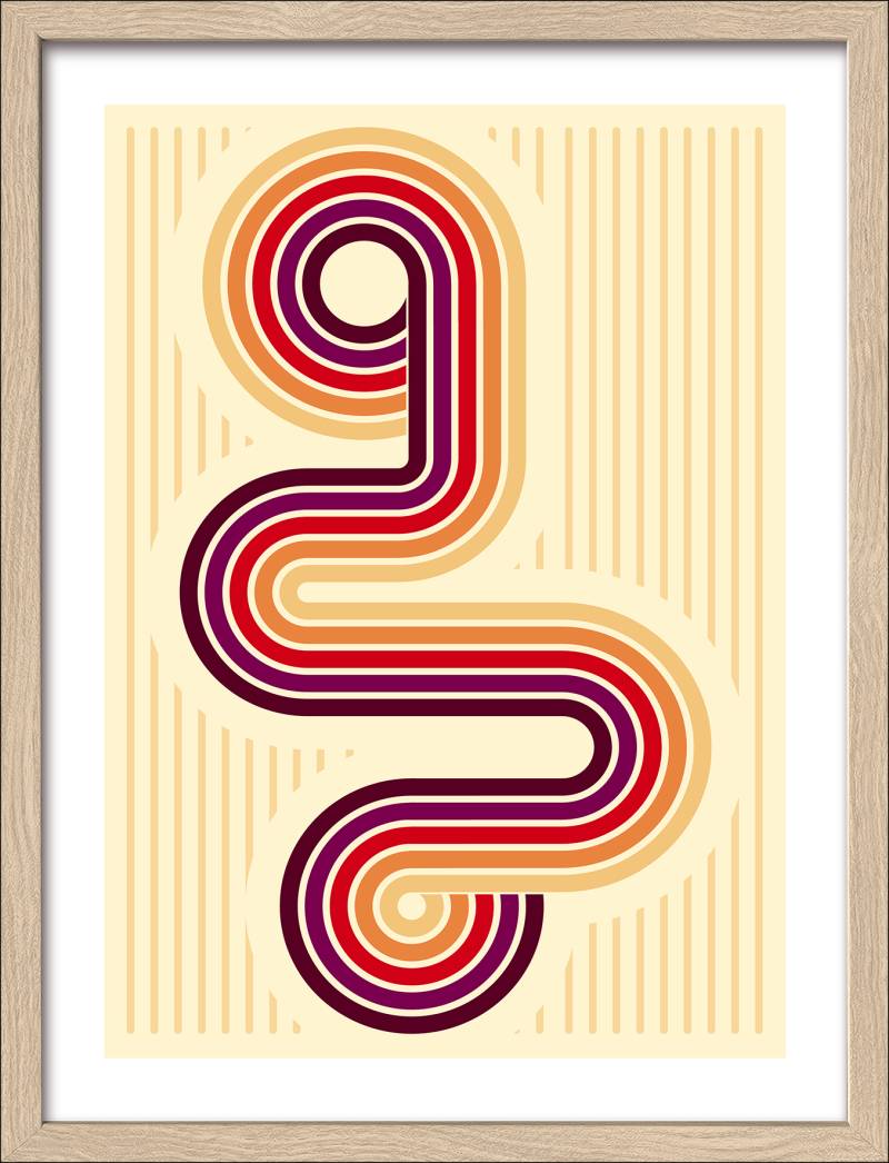 ProArt Framed-Art Slim Scandic 33x43cm Modern Vintage VII von ProArt