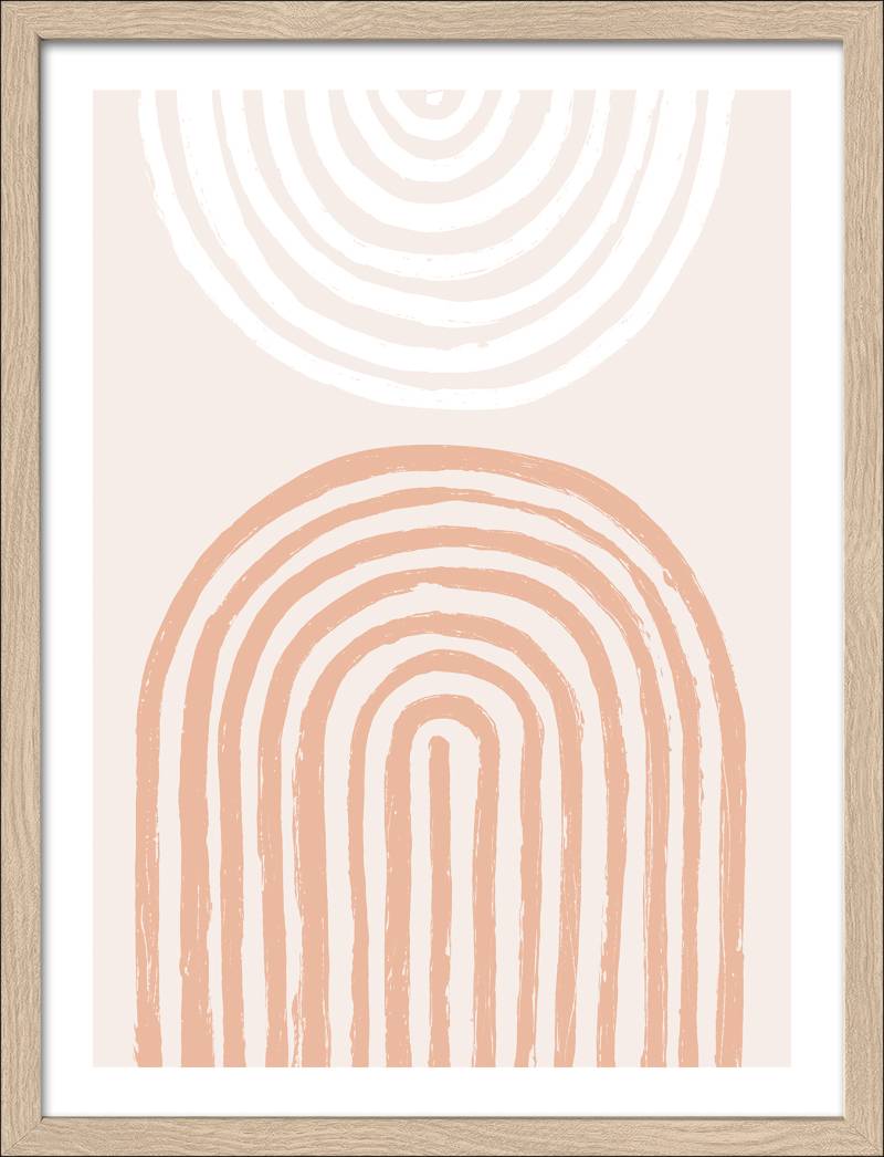 ProArt Framed-Art Slim Scandic 33x43cm Shapes of the Earth von ProArt