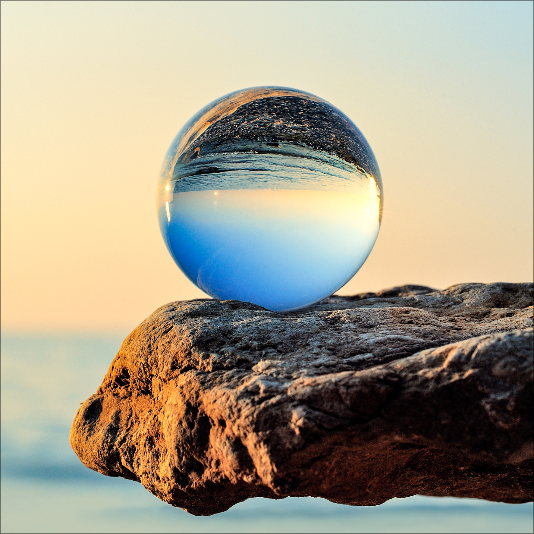 ProArt Glas-Art 20x20cm Blue Drop ProArt Glas-Art 20x20cm Blue Drop von ProArt