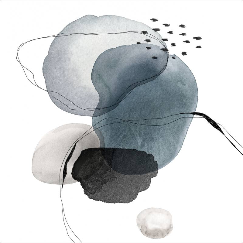 ProArt Glas-Art 50x50cm Abstract Shapes I ProArt Glas-Art 50x50cm Abstract Shapes I von ProArt