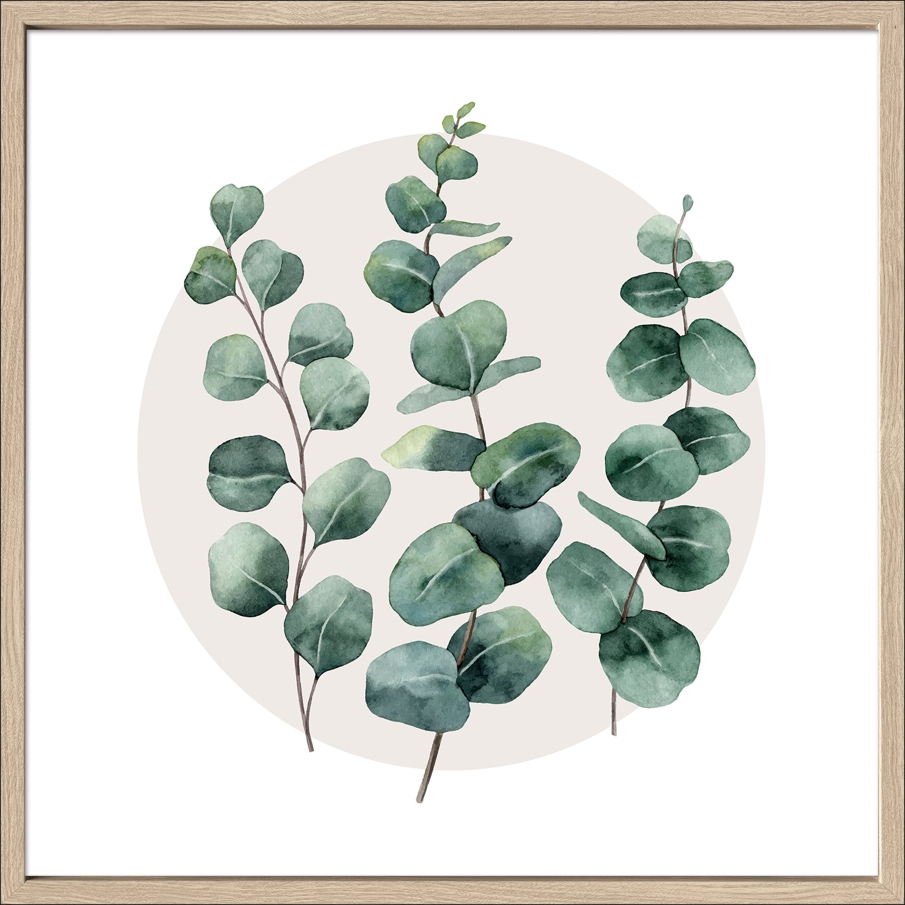 ProArt Kunstdruck, 55 x 55 cm Different Eucalyptus Branches l ca. 55x55cm MDF Rahmen, Glas ProArt Kunstdruck, 55 x 55 cm Different Eucalyptus Branches l ca. 55x55cm MDF Rahmen, Glas von ProArt