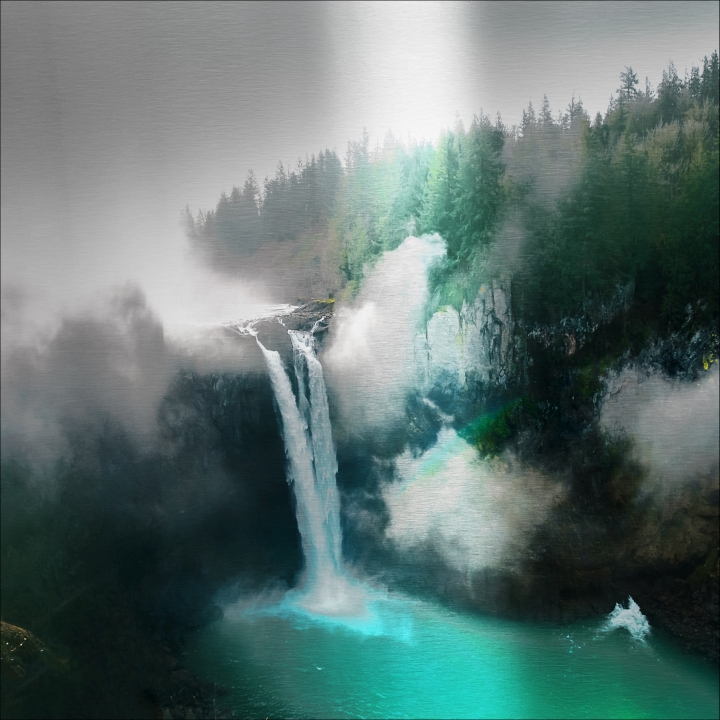 ProArt PRO ART Alu-Art 50x50cm Misty waterfall II ProArt PRO ART Alu-Art 50x50cm Misty waterfall II von ProArt