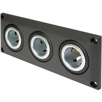 ProCar Einbausteckdose mit 3 Powersteckdosen Belastbarkeit Strom max.=20A 12 V, 24V von ProCar