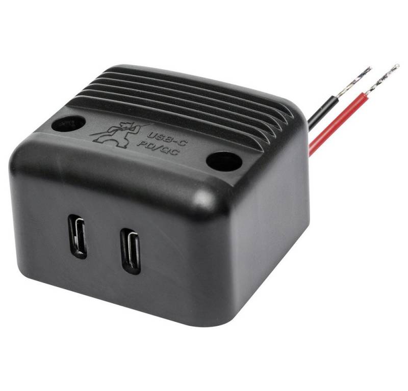 ProCar Kfz-Relais ProCar Aufbau-Power USB-C Doppelsteckdose PD/QC max 2x 30 W 12 V, 2 von ProCar