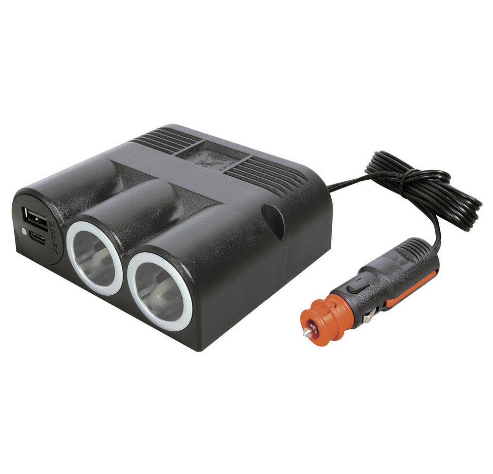 ProCar Kfz-Relais ProCar Dreifachsteckdose mit Power USB-C®/A Doppelsteckdose 12 oder von ProCar