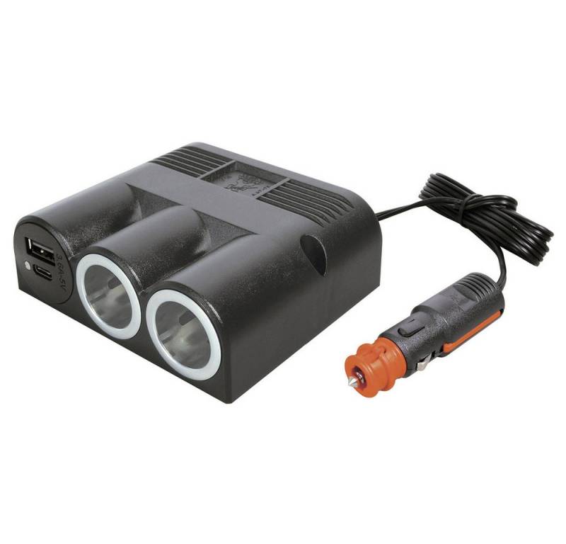 ProCar Kfz-Relais ProCar Dreifachsteckdose mit Power USB-C®/A Doppelsteckdose 12 oder von ProCar