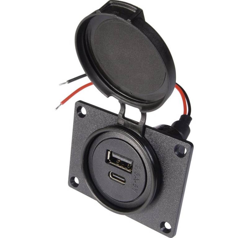 ProCar Kfz-Relais ProCar Power USB C/A Doppelsteckdose Belastbarkeit Strom max.=3.6 A von ProCar