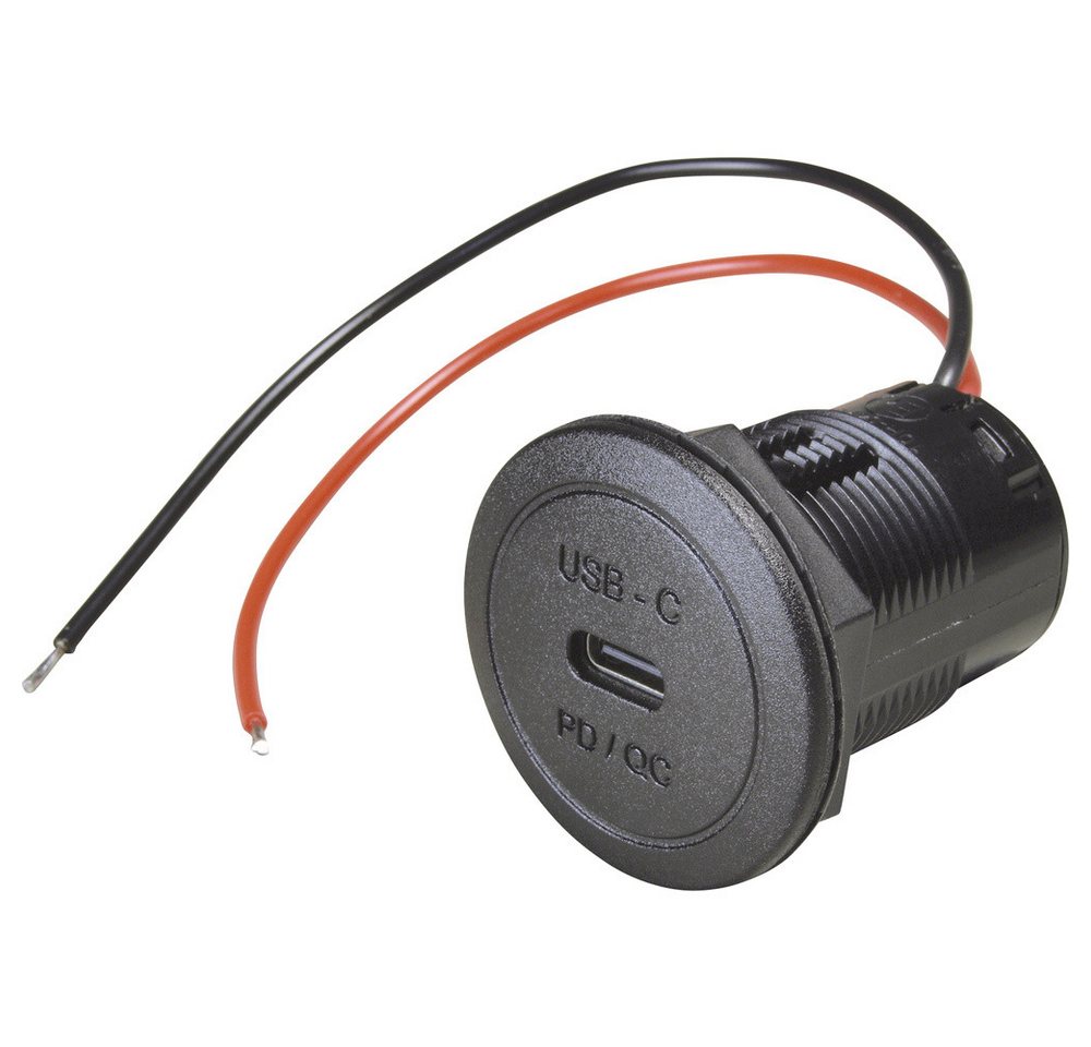 ProCar Kfz-Relais ProCar Power USB-C Einbausteckdose PD/QC EV o. LED max. 50 Watt Belast ProCar Kfz-Relais ProCar Power USB-C Einbausteckdose PD/QC EV o. LED max. 50 Watt Belast von ProCar