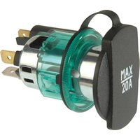 ProCar Power-Steckdose mit Spannhülse grün Belastbarkeit Strom max.=20A Passend für (Details) Zig von ProCar
