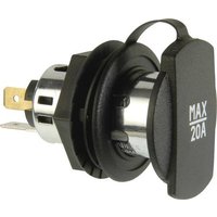 ProCar Power-Steckdose mit Schraubgewinde schwarz Belastbarkeit Strom max.=20A Passend für (Details von ProCar