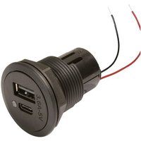 ProCar Power USB-C/A Doppelsteckdose 12 oder 24 V/DC von ProCar