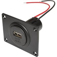 ProCar Power USB Einbausteckdose mit Montageplatte Belastbarkeit Strom max.=3A Passend für (Details ProCar Power USB Einbausteckdose mit Montageplatte Belastbarkeit Strom max.=3A Passend für (Details von ProCar