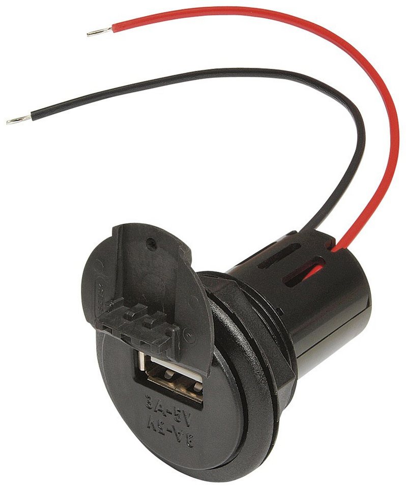 ProCar Steckdose Pro car Einbausteckdose Power USB mit Gewindehülse und Deckel 12 - 24 ProCar Steckdose Pro car Einbausteckdose Power USB mit Gewindehülse und Deckel 12 - 24 von ProCar