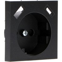 Einlegeplatte 1x USB-A+C 55x55mm mattschwarz Einlegeplatte 1x USB-A+C 55x55mm mattschwarz von ProCharge