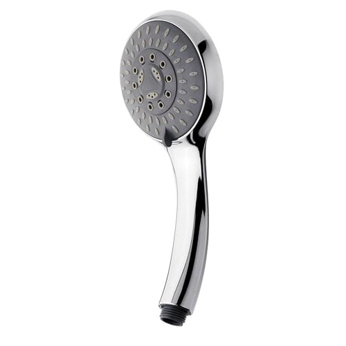 ProContur Duschbrause 5 Funktionen Silber Wandmontiert Massagefunktion mit 5 verstellbaren Strahlarten von ProContur