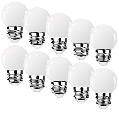 ProCrus E27 LED Lampe 3W E27 G45 Glühbirne,LED Birne Ersetzt 20W Glühbirne,Warmweiß Leuchtmittel,360°Strahlwinkel,Nicht Dimmbar,Energieklasse G,10er Pack von ProCrus