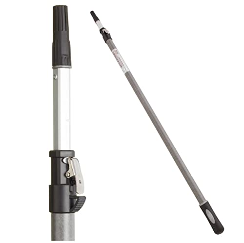 ProDec Advance 1,2–2,4 m Super Lock Elite Hochleistungs-Verlängerungsstange aus Fiberglas und Aluminium für Farbrollenrahmen, bietet größere Reichweite, kompatibel mit Schraub- und Steckrahmen ProDec Advance 1,2–2,4 m Super Lock Elite Hochleistungs-Verlängerungsstange aus Fiberglas und Aluminium für Farbrollenrahmen, bietet größere Reichweite, kompatibel mit Schraub- und Steckrahmen von ProDec Advance
