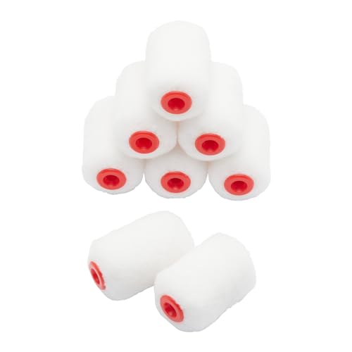 ProDec Advance 8-teiliges Set, Ice Fusion Jumbo, mittelflorige Mikrofarbrollen für besonders glatte Lackierung mit Dispersions- und Satinfarben auf Innenwänden, Decken, Holz und Metall von ProDec Advance