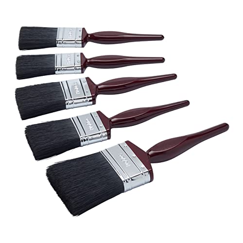 ProDec Contractor – 5-teiliges Allzweck-Pinselset mit gemischten Borsten für glattes Finish bei Streicharbeiten mit Dispersions-, Glanz- und Satinfarben an Wänden, Decken, Holz und Metall ProDec Contractor – 5-teiliges Allzweck-Pinselset mit gemischten Borsten für glattes Finish bei Streicharbeiten mit Dispersions-, Glanz- und Satinfarben an Wänden, Decken, Holz und Metall von ProDec Contractor