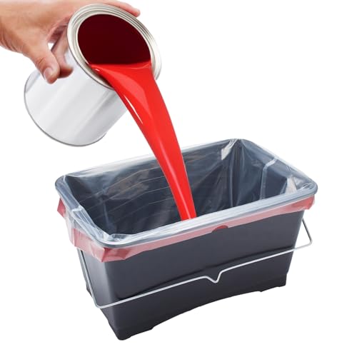 ProDec 10 Stück 15 Liter Recycling-Kunststoff-Farbspritzbeutel für schnellen, schmutzfreien, wasserfreien Farbwechsel, kein Ärger, einfache Reinigung, vermeidet das Waschen von Farben in Waschbecken ProDec 10 Stück 15 Liter Recycling-Kunststoff-Farbspritzbeutel für schnellen, schmutzfreien, wasserfreien Farbwechsel, kein Ärger, einfache Reinigung, vermeidet das Waschen von Farben in Waschbecken von ProDec