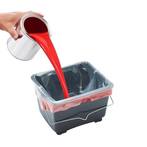 ProDec 2,5 Liter recycelte Kunststofffarbe, 10 Stück, für schnellen Farbwechsel, kein Schmutz und Wasser, leicht zu reinigen von ProDec
